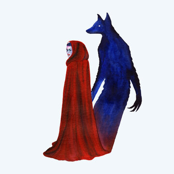 little red riding hood and wolf