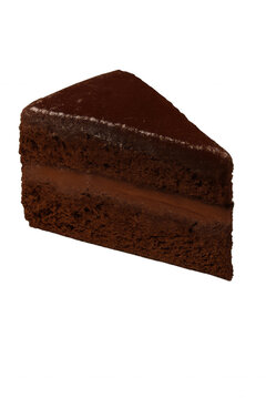 Indulge in a Decadent Slice of Rich Dark Chocolate Cake, Perfectly Layered with Velvety Smooth Ganache and Creamy Chocolate Mousse. A Gourmet Sweet Treat for Any Occasion, Pure Bliss on a Plate, Irres