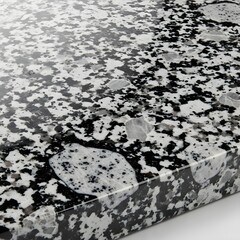 Polished Granite Mineral Speckle Pattern