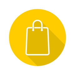 Shopping Bag icon isolated on transparent background
