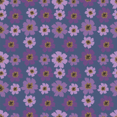Exotic hand drawn flowers, seamless patterns with floral for fabric, textiles, clothing, wrapping paper, cover, banner, home decor, abstract backgrounds