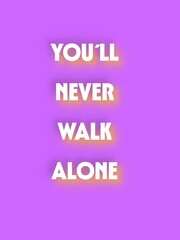 Text Design. Lila Hintergrund