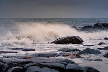 Obraz premium incredible scenery in the Norwegian Lofoten Islands