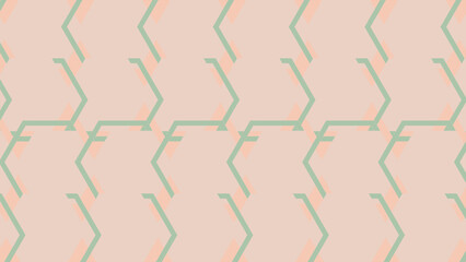 Colorful hands holding pencils and arrows seamless geometric pattern