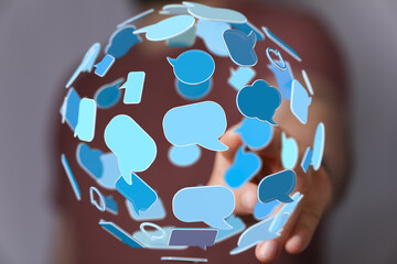 Seamless communication.  Connect globally with instant messaging & social media.