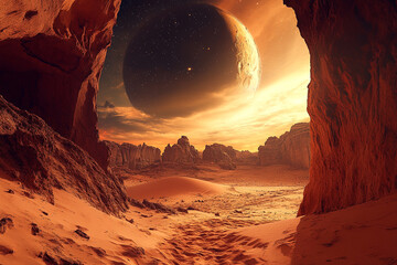 A hidden sanctuary where the stars shift to reveal planetary secrets  