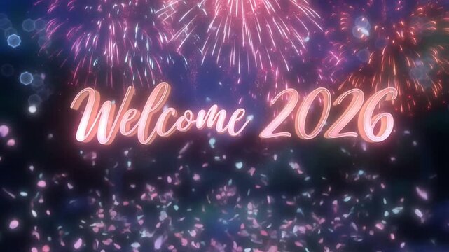 Saying Goodbye to 2025 with Warm Wishes, Sparkling Lights, and a Touch of Magic in a Dreamy Night Scene for New Year's Celebrations
