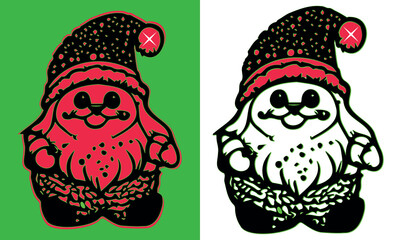 The funny three wise men cartoon vector illustration features a Christmas holiday design with characters and a baby