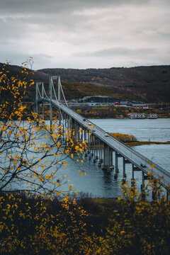 beautiful norwegian bridge tjelsund bru