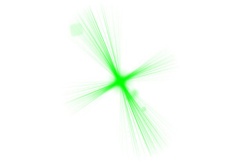 Transparent lens flare for graphic and video design