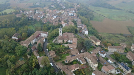 Fototapeta premium Paderna dal drone -Alessandria - Piemonte - Italia