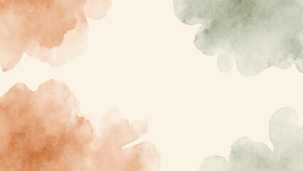 Abstract Watercolor Background for Menopause Wellness