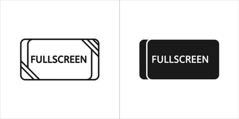 Fullscreen button icon