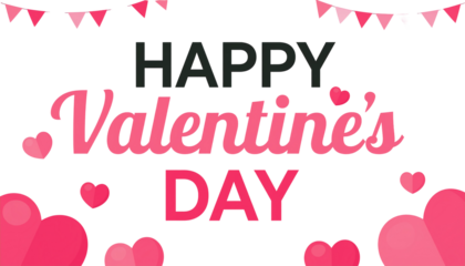 Happy Mothers Day card design with a heart symbol and love feeling text illustration