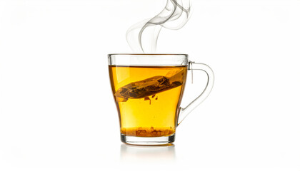 Fresh Hot Tea with Soothing Aroma