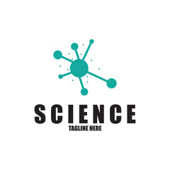 Molecule vector illustration design