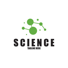 Molecule vector illustration design