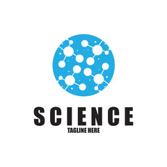 Molecule vector illustration design