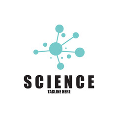 Molecule vector illustration design