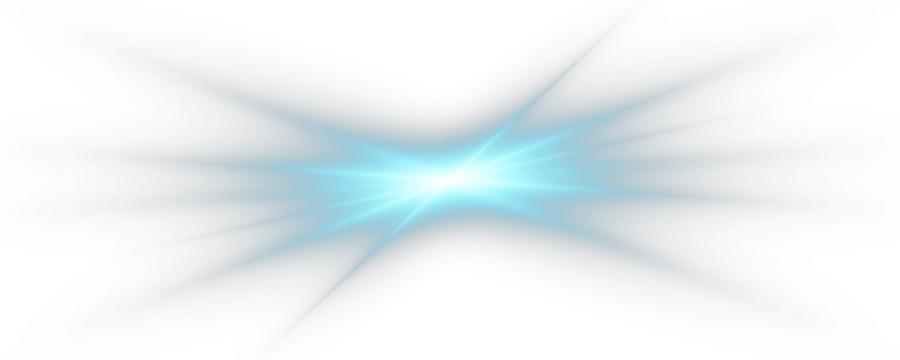 A neon blue arc glows against a transparent background, curving smoothly. Its luminous edge gives the appearance of movement and power. Perfect for modern designs or energy-themed compositions. PNG	