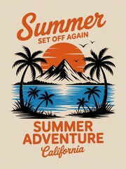summer vacation poster