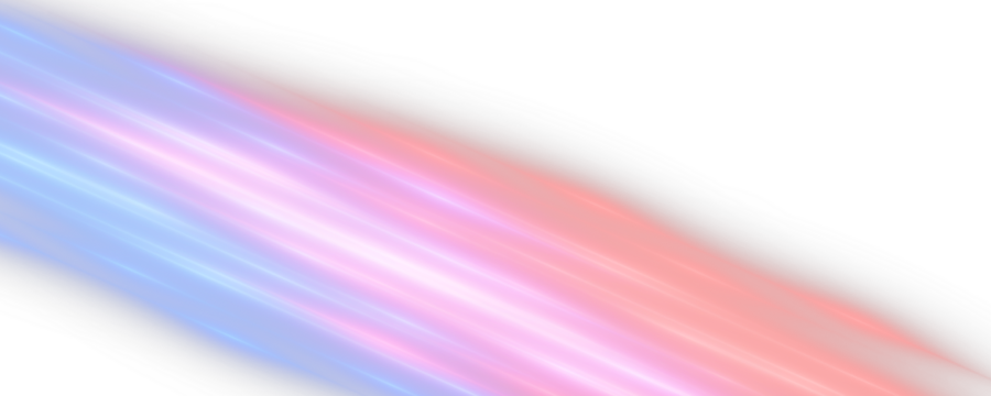 Futuristic purple light trail with glowing motion effect isolated on transparent background. Elegant neon streak expressing speed and modernity. Great for digital energy visuals.