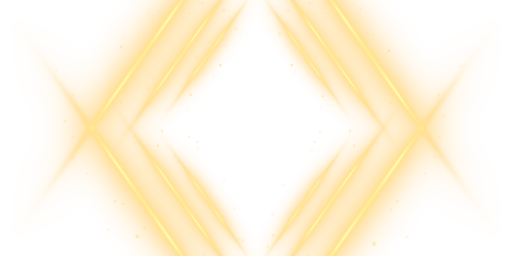 Golden glowing spiral light trail isolated on transparent background. Abstract shiny swirl effect representing energy flow and magic sparkle. Elegant vector motion element.