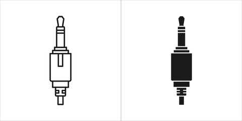 Audio jack icon, representing sound connectivity