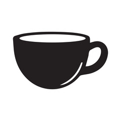 Simple coffee mug vector illustration