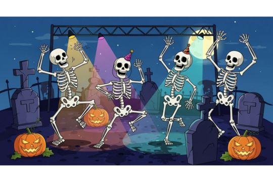 Minimal Halloween vector background with pumpkins, bats, and ghosts, flat design, pastel color palette, perfect for phone wallpapers