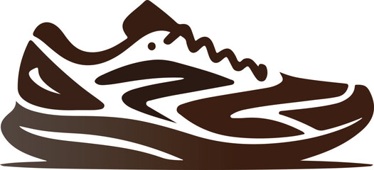 Vector illustration of a pair of sneakers on transparent background