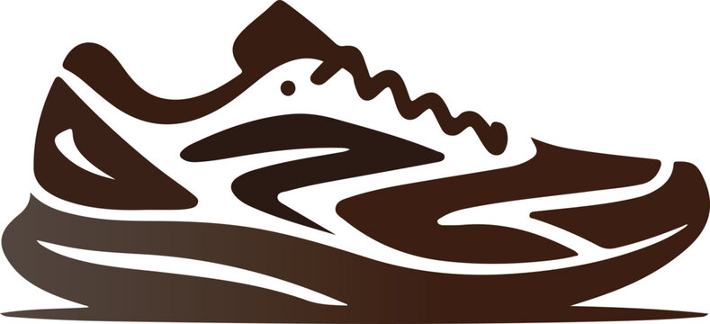 Vector illustration of a pair of sneakers on transparent background