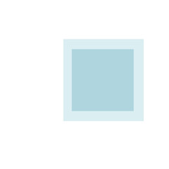 Nested Pale Blue Squares Abstract Design Element