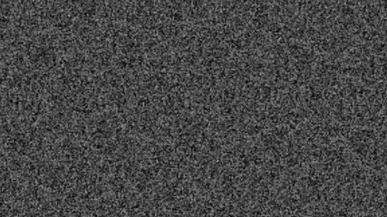 TV screen with black and white static noise from bad signal reception. Analog flicker, glitch, and distortion create vintage television effect. Abstract retro broadcast texture for media and display  - Powered by Adobe