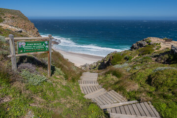Wanderweg oberhalb des Dias Beach in S&uuml;dafrika