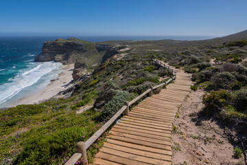 Wanderweg oberhalb des Dias Beach in S&uuml;dafrika