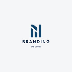 Branding Letter N logo template