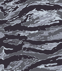 
Vector fashionable gray camouflage pattern, winter fabric texture