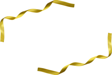 Shiny ribbons. Vector realistic elements for your design greeting or gift card and invitation for holidays. Isolated from the background. Set of swirl ribbons on white background