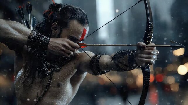 Rama as Vishnu avatar: revered embodiment, dharma upholder, ideal king, devoted spouse, warrior hero, Raghu dynasty lord, sacred protector, Ramachandra glory, Ayodhya guiding light.