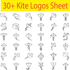 30+ Kite Icons Sheet
