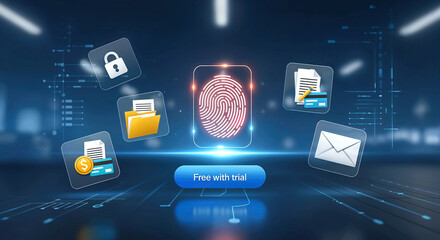 Bio metric Access Unlocked: Fingerprint Authentication Meets Secure Digital Services for Finance, Communication, and Data Management