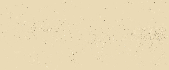 A sand and grain texture for paper or an old background with an ecru retro pattern and handmade material effect. © annetdebar