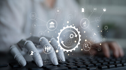 Using AI for business process automation and operations management. A concept for integrating and...