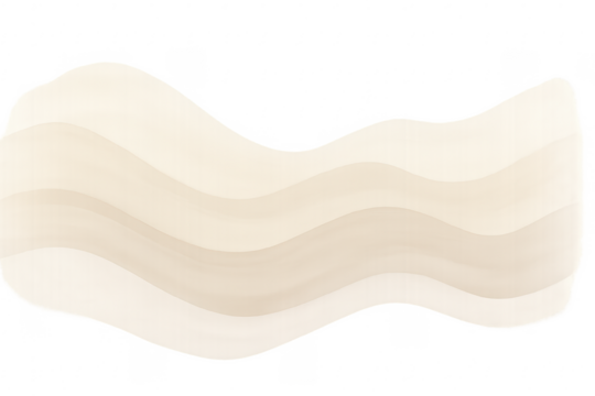 Beige abstract wavy brush strokes background creating texture