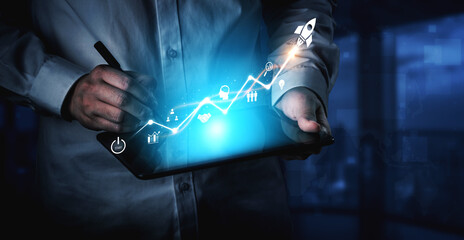 Business growth strategy drives business, growth, and success by following structured roadmap, analysis, and progress toward long-term achievement Vouch