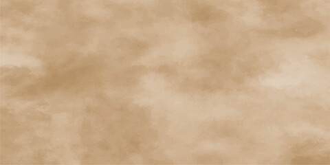 This vintage brown grunge paper texture background resembles an old parchment sheet with a stained pattern and worn beige material