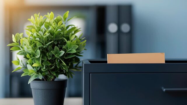 Office plant ballot voting hand envelope box workplace democracy participation decision hand ballot envelope vote box election polling democracy