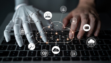 AI enhances cloud computing by optimizing service, cloud, and network integration for efficient...