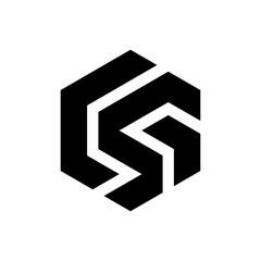 Letter GS creative bold logo design